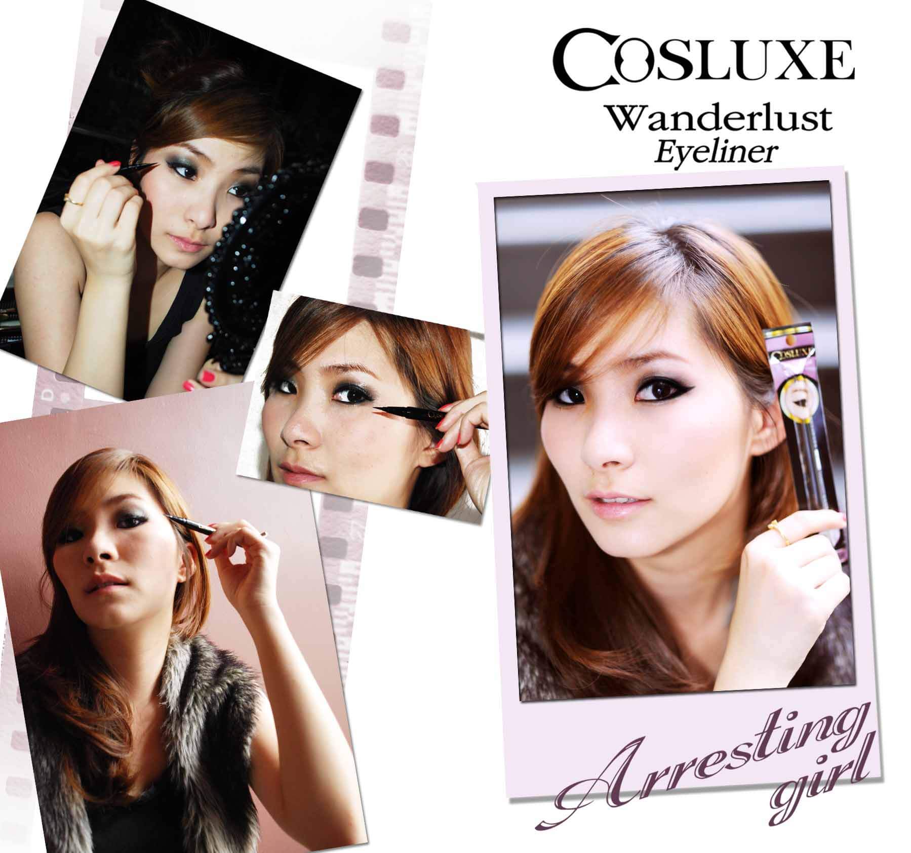 Cosluxe,Wanderlust,Eyeliner,Dark brown,อายไลเนอร์,สีน้ำตาลเข้ม,เมจิกอายไลเนอร์,เกาหลี