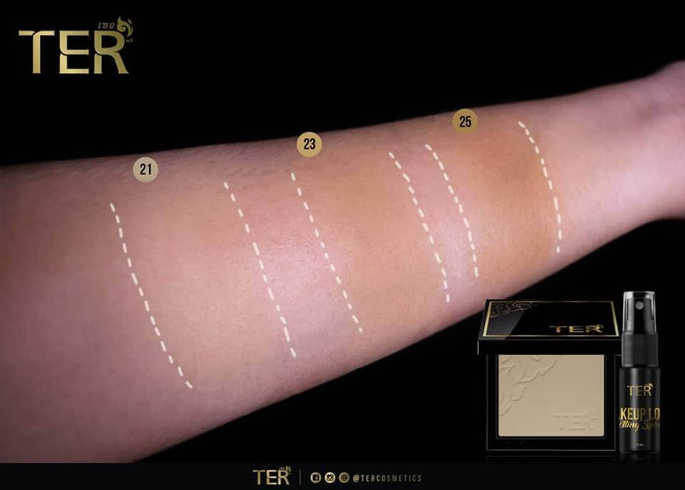 TER, แป้ง TER, แป้งผสมรองพื้น TER, TER #23 Olive Tone, แป้ง ter เบอร์ 23, TER #23 Olive Tone