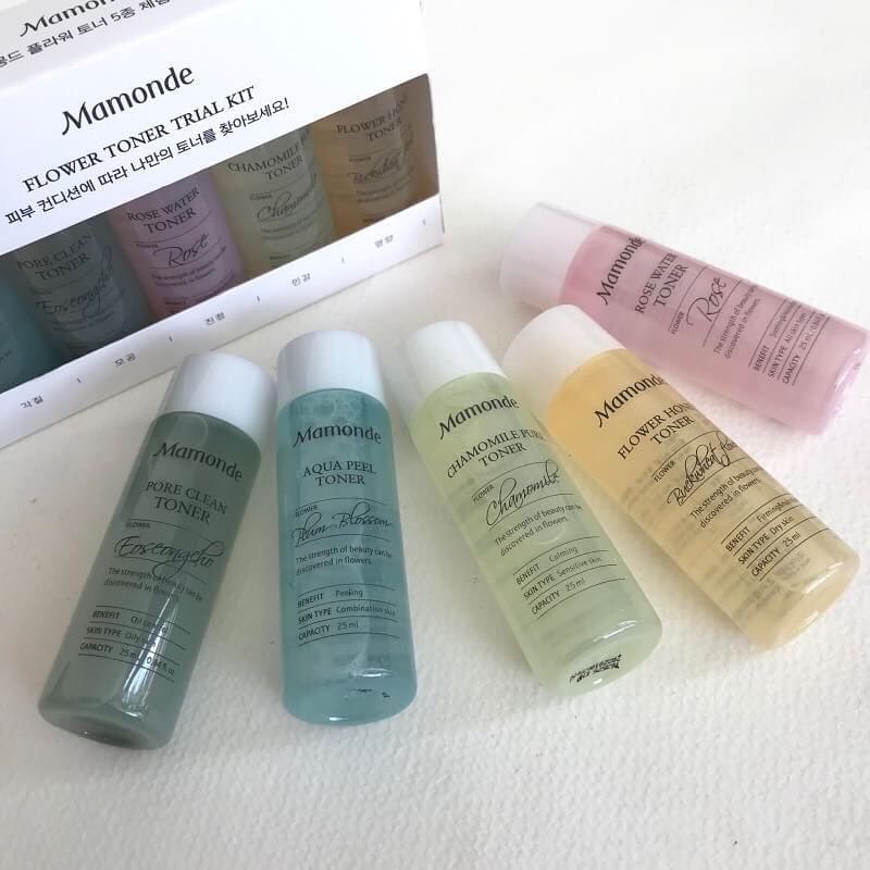 Mamonde Flower toner trial kit