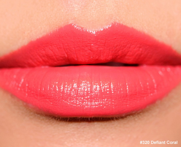 ESTEE LAUDER Pure Color Envy Sculpting Lipstick #320 Defiant Coral 3.5g ลิปสติกเนื้อนุ่มผสมไข่มุก สีสวยคมชัดให้ริมฝีปากคงความชุ่มชื้นได้อย่างยาวนาน