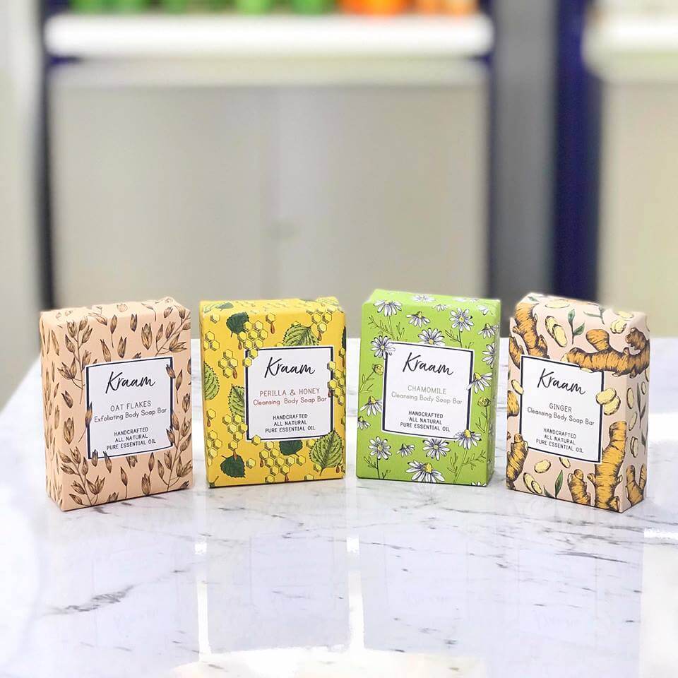 Kraam,สบู่ Kraam,Kraam Peppermint & Lemongrass Cleansing Body Soap Bar,Peppermint & Lemongrass Cleansing Body Soap Bar 100g,Kraam Peppermint & Lemongrass Cleansing Body Soap Bar ราคา,รีวิว Kraam Peppermint & Lemongrass Cleansing Body Soap Bar,Kraam Peppermint & Lemongrass Cleansing Body Soap Bar ดีไหม,