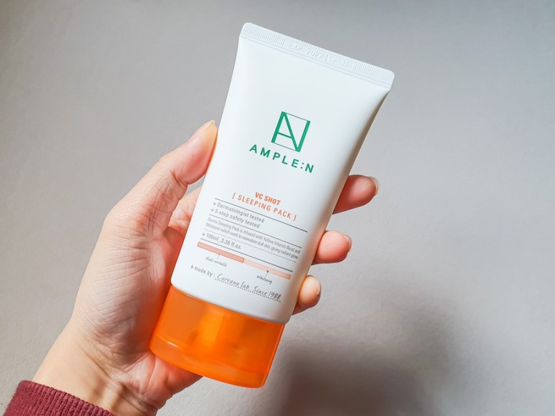 Coreana,Coreana Ample:N VC Shot  Sleeping Pack 100ml,Ample:N VC Shot  Sleeping Pack 100ml,มาสก์ Vitamin C เข้มข้น,ample n ราคา ,ample n แพ้ ,ample n ดีไหม ,ample n vc shot ,ample n กระชับรูขุมขน ,ample n การใช้ ,ample n ของแท้