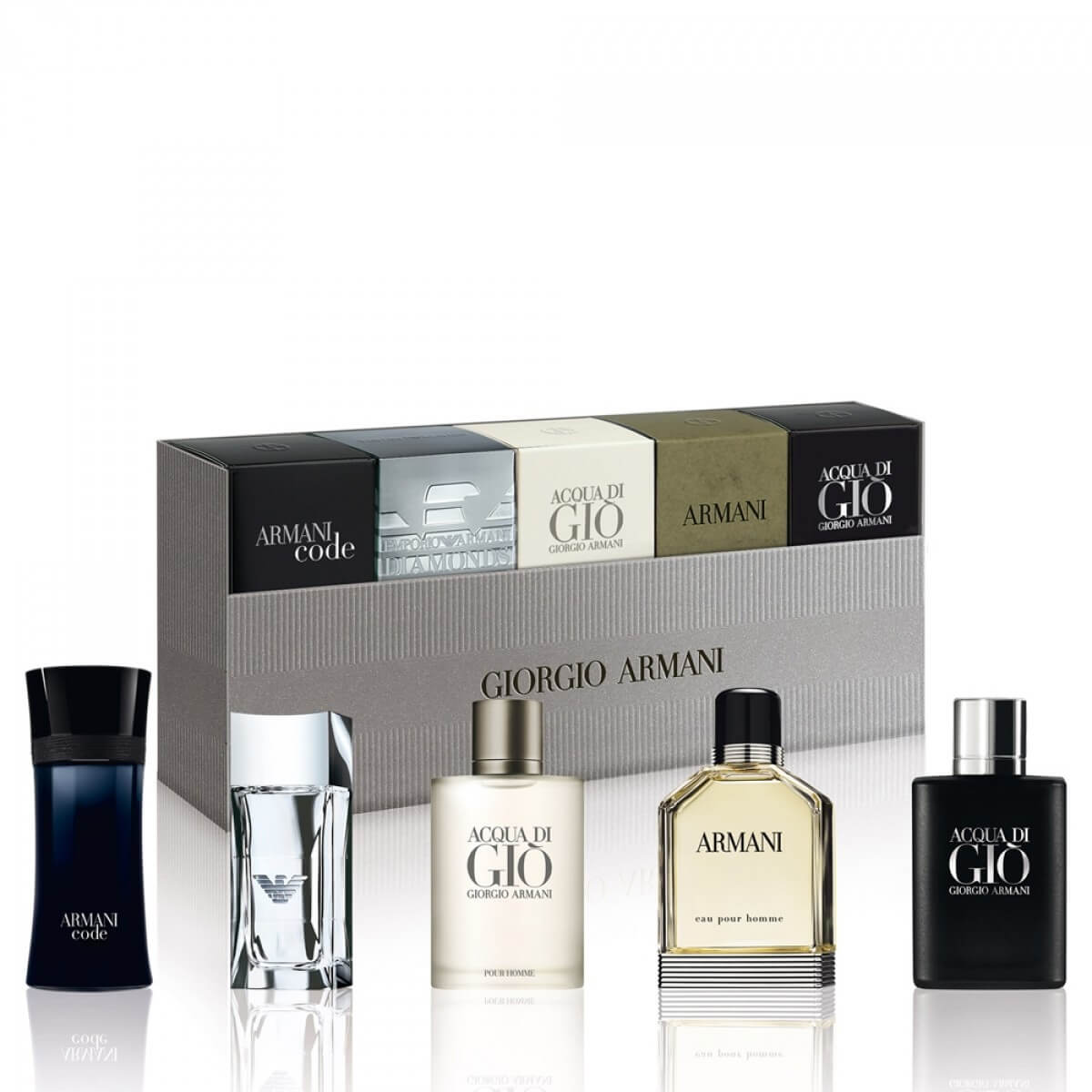 Giorgio Armani Men's Mini Travel Collection 5pcs Gift Set