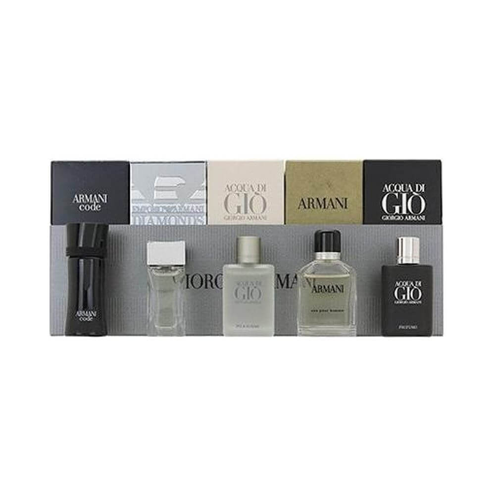 Giorgio Armani Men's Mini Travel Collection 5pcs Gift Set