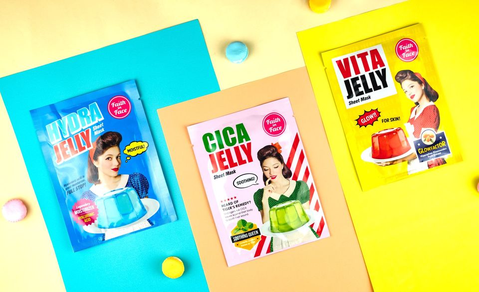 Faith in Face,Vita Jelly Sheet Mask,Mask,มาส์ก,มาส์กเจล,มาส์กแผ่น,มาส์กหน้า