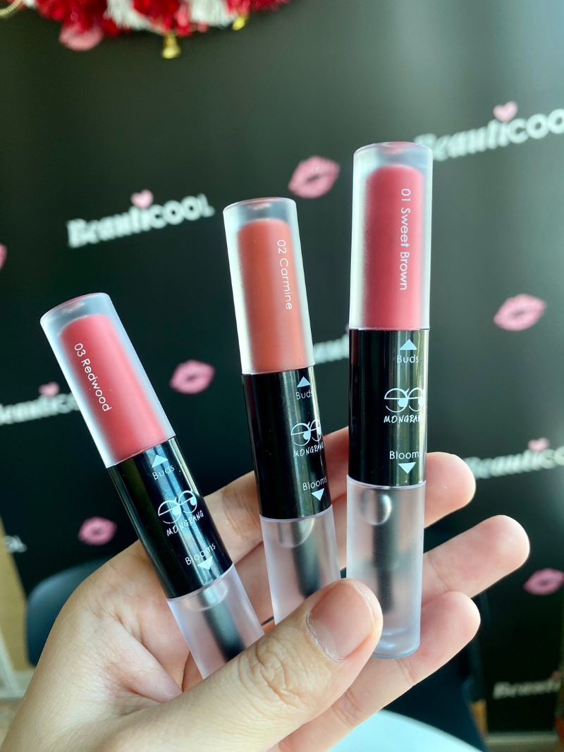 MONGRANG BUDS AND BLOOM LIP COLOR#03 REDWOOD ,MONGRANG BUDS AND BLOOM LIP COLOR #01 SWEET BROWN ราคา,MONGRANG BUDS AND BLOOM LIP COLOR #01 SWEET BROWN รีวิว , มองแรง , MONGRANG , ลิป มองแรง , ลิป MONGRANG