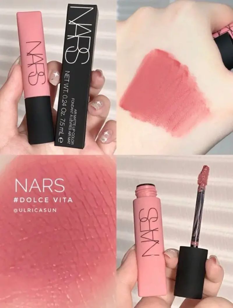 NARS Air Matte Lip Color 7.5ml #Dolce Vita   , NARS Air Matte Lip Color ,NARS ลิปสติก Air Matte Lip Color , NARS ลิปสติก, ลิปแบบจุ่ม , NARS Air Matte Lip Color ราคา , NARS Air Matte Lip Color รีวืว
