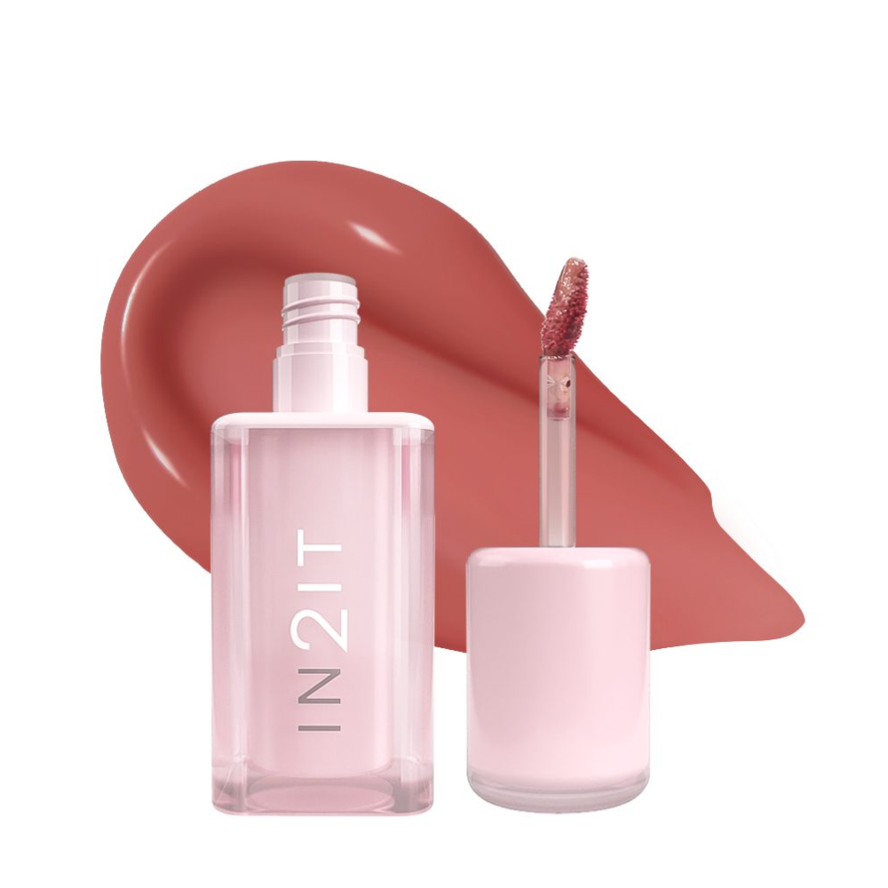 IN2IT Jelly Beam Glow Tint #02 MILK TEA 3g, IN2IT Jelly Beam Glow Tint , IN2IT ราคา ,IN2IT  รีวิว , IN2IT สีไหนสวย , IN2IT  ลิปสติก